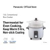 Panasonic SR-G06FGELSH 0.6L Rice Cooker
